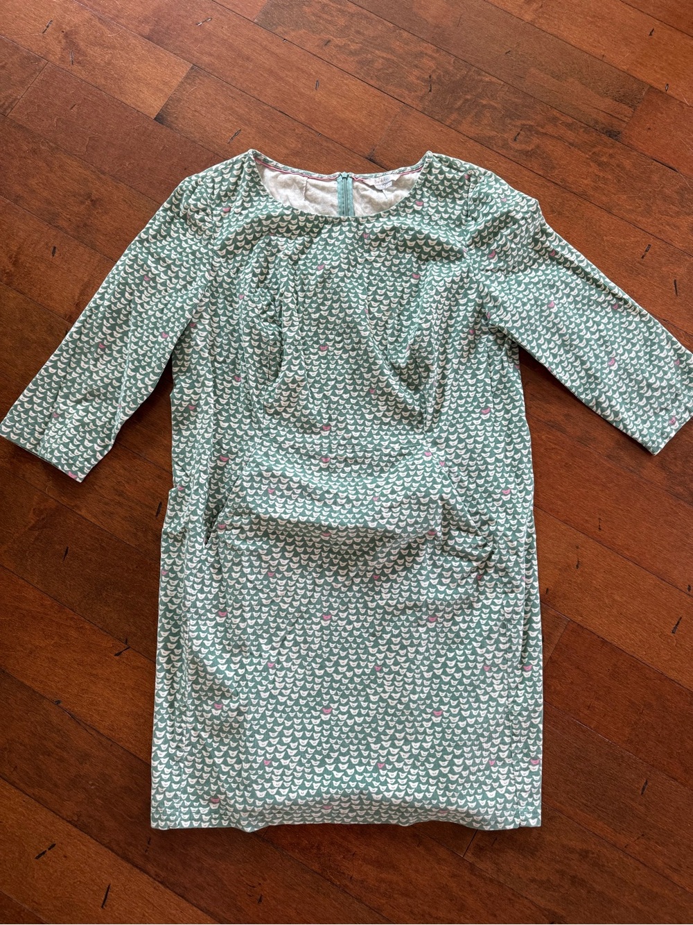 Boden Mint Green Printed Sheath Dress | Size 16R
